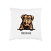 Bordeaux Dogge 2 - farbiger Hunderasse Kissenbezug-Tierisch-tolle Geschenke-Tierisch-tolle-Geschenke