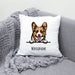 Englische Bulldogge - farbiger Hunderasse Kissenbezug-Tierisch-tolle Geschenke-Tierisch-tolle-Geschenke