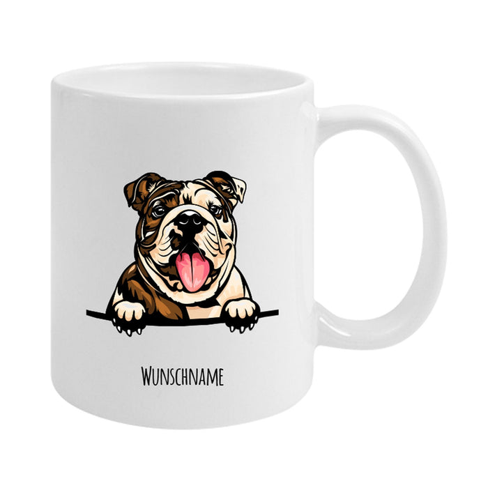 Englische Bulldogge - farbige Hunderasse Tasse-Tierisch-tolle Geschenke-Tierisch-tolle-Geschenke