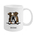 Englische Bulldogge 2 - farbige Hunderasse Tasse-Tierisch-tolle Geschenke-Tierisch-tolle-Geschenke