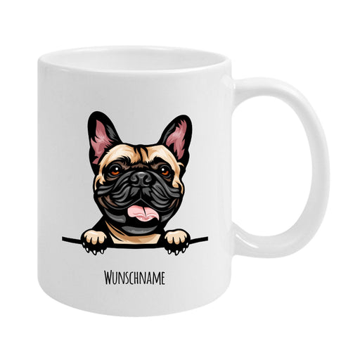 Französische Bulldogge - farbige Hunderasse Tasse-Tierisch-tolle Geschenke-Tierisch-tolle-Geschenke