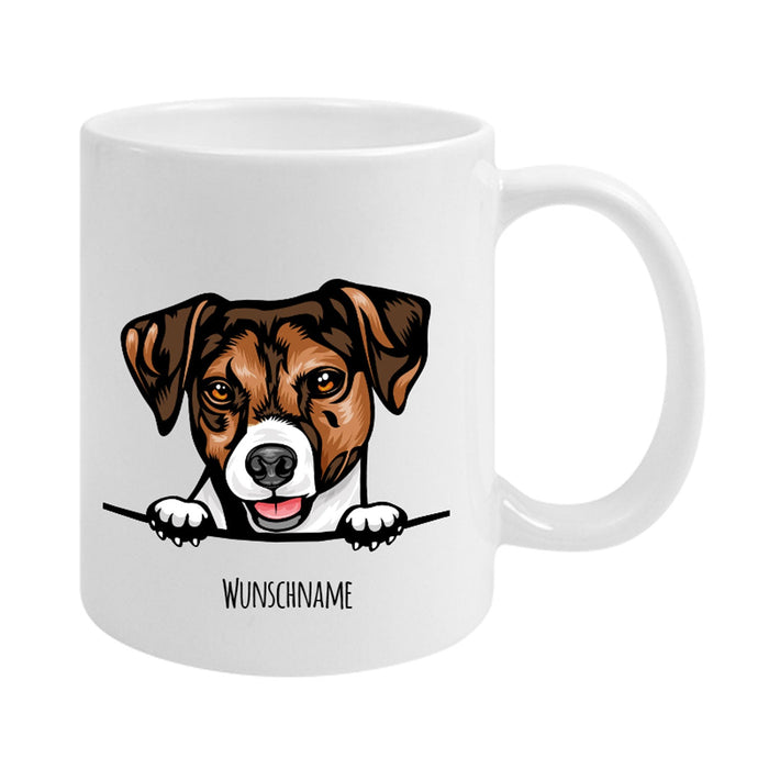 Jack Russell Terrier - farbige Hunderasse Tasse-Tierisch-tolle Geschenke-Tierisch-tolle-Geschenke