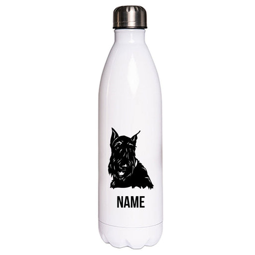 Scottish Terrier 3 - Edelstahl Thermosflasche 750 ml mit Namen-Tierisch-tolle Geschenke-Tierisch-tolle-Geschenke
