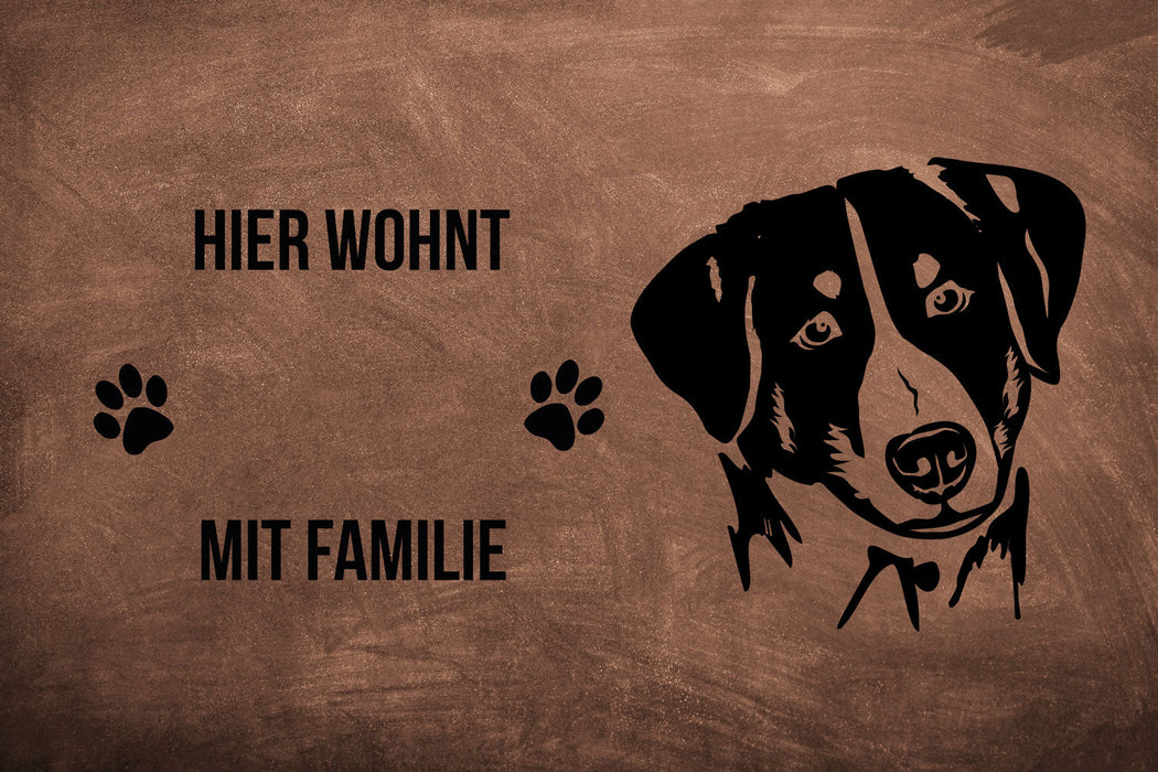 Appenzeller Sennehund 2 - Fußmatte - Schmutzfangmatte - 40 x 60 cm-Tierisch-tolle Geschenke-Tierisch-tolle-Geschenke
