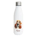 Basset - Edelstahl Thermosflasche 750 ml mit Namen -watercolour-Tierisch-tolle Geschenke-Tierisch-tolle-Geschenke