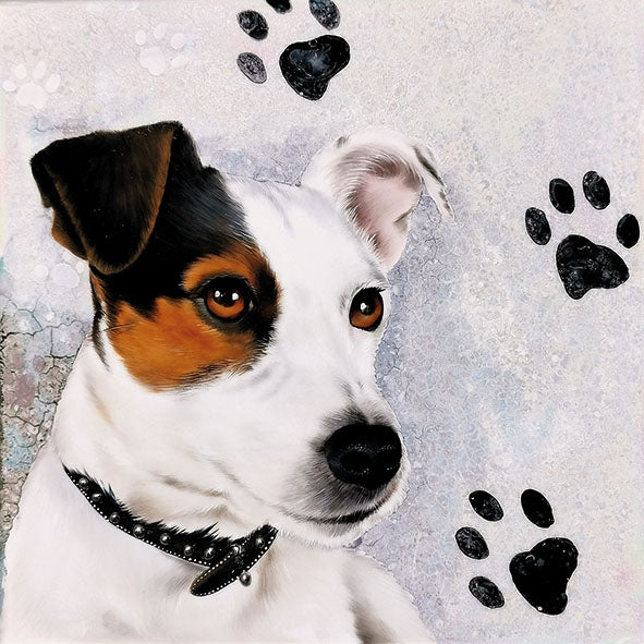 Papier-Servietten - Hund - Jack Russell 20 Stck 33 x 33 cm