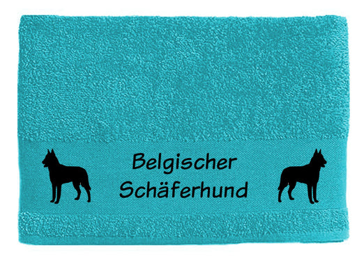Handtuch: Belgischer Schäferhund Malinois-Tierisch-tolle Geschenke-Tierisch-tolle-Geschenke