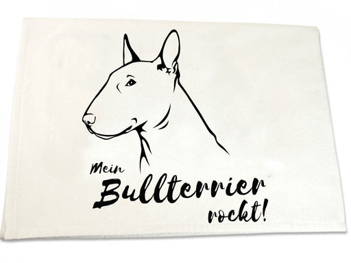 Handtuch: Bullterrier 50 x 100 cm-Tierisch tolle Geschenke-Tierisch-tolle-Geschenke