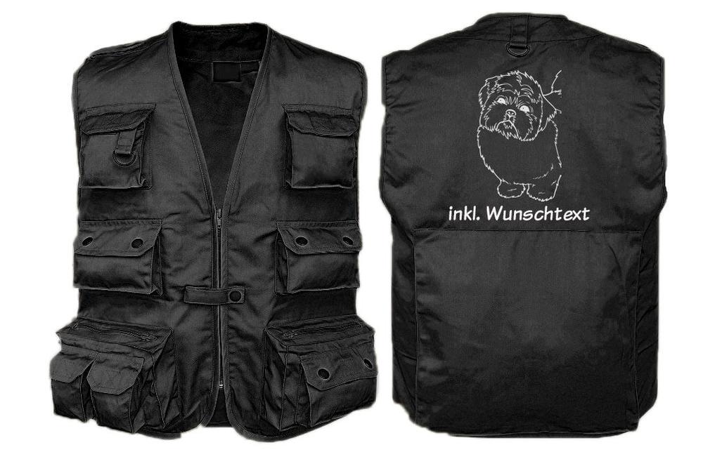 Hundesportweste Irish Red Setter - Trainingsweste Mit 14 Taschen Personalisierbar