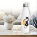 Chinese Crested Powder Puff - Edelstahl Thermosflasche 750 ml mit Namen -watercolour-Tierisch-tolle Geschenke-Tierisch-tolle-Geschenke