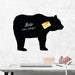 Bär - Grizzly 4 - Kreidefolie zum Beschriften, selbstklebend-Tierisch-tolle Geschenke-Tierisch-tolle-Geschenke