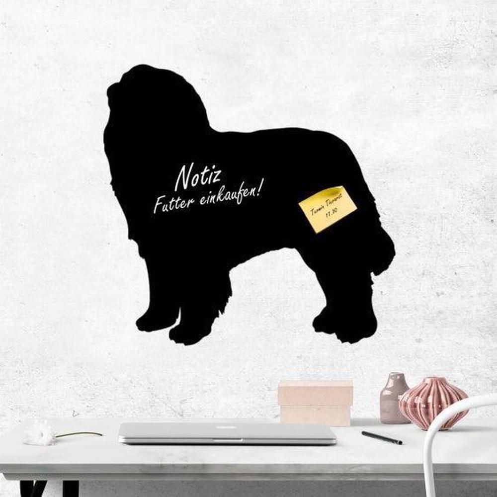 Leonberger 1 - Kreidefolie zum Beschriften, selbstklebend-Tierisch - Tolle - Geschenke-Tierisch-tolle-Geschenke