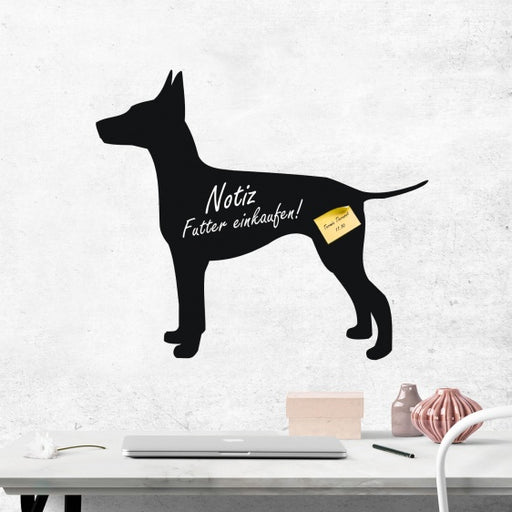 Manchester Terrier 1 - Kreidefolie zum Beschriften, selbstklebend-Tierisch - Tolle - Geschenke-Tierisch-tolle-Geschenke