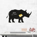Nashorn - Rhinozeros - Kreidefolie zum Beschriften, selbstklebend-Tierisch-tolle Geschenke-Tierisch-tolle-Geschenke