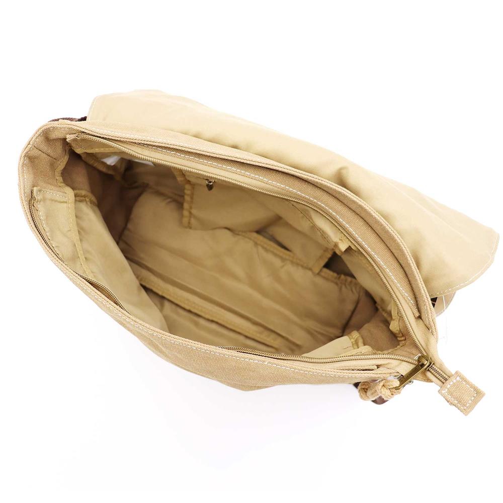 Leonberger 1 - Canvas Schultertasche Messenger mit Namen - Tierisch tolle Geschenke