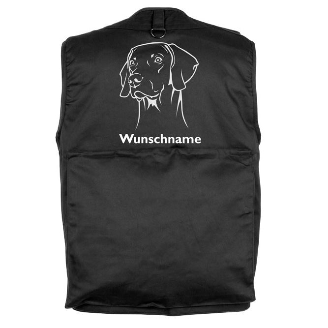 Weimaraner 4 - Hundesportweste mit Rückentasche MIL-TEC-Tierisch-tolle Geschenke-Tierisch-tolle-Geschenke