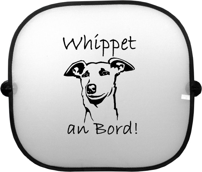 Sonnenschutzgitter-Hundemotiv: Whippet 1