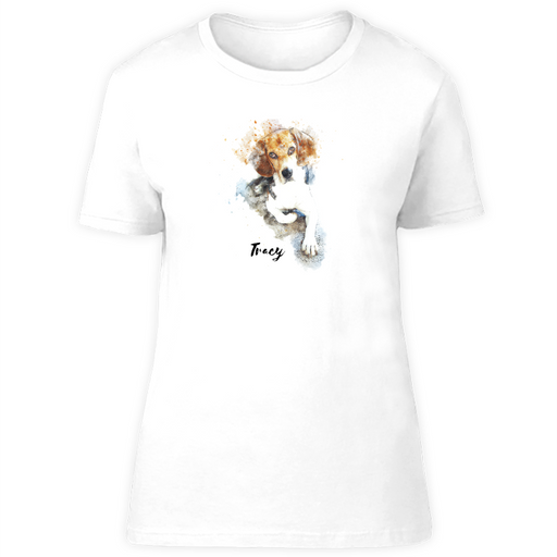 Hunderasse T-Shirt watercolour: Beagle 2-Tierisch tolle Geschenke-Tierisch-tolle-Geschenke