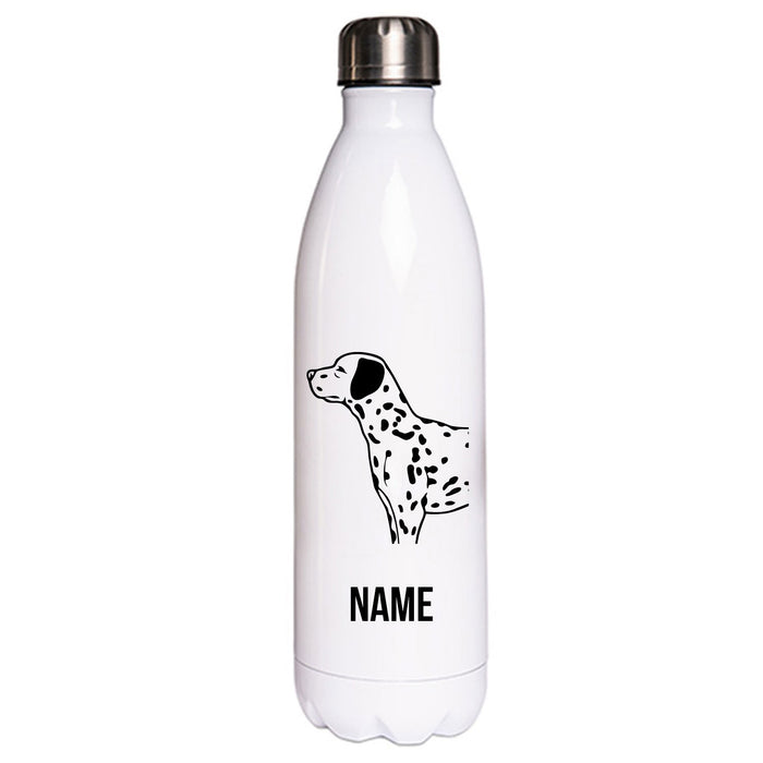 Dalmatiner - Edelstahl Thermosflasche 750 ml mit Namen-Tierisch-tolle Geschenke-Tierisch-tolle-Geschenke