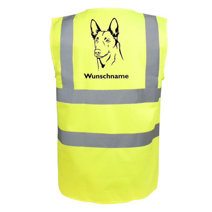 Belgischer Schäferhund - Hundesport Warnweste Sicherheitsweste mit Hundemotiv-Tierisch-tolle Geschenke-Tierisch-tolle-Geschenke