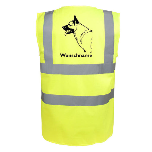 Deutscher Schäferhund - Hundesport Warnweste Sicherheitsweste mit Hundemotiv-Tierisch-tolle Geschenke-Tierisch-tolle-Geschenke