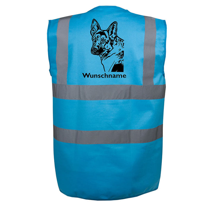 Deutscher Schäferhund 2 - Hundesport Warnweste Sicherheitsweste mit Hundemotiv-Tierisch-tolle Geschenke-Tierisch-tolle-Geschenke