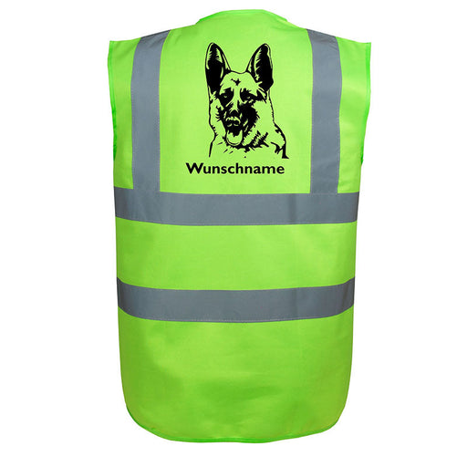 Deutscher Schäferhund 4 - Hundesport Warnweste Sicherheitsweste mit Hundemotiv-Tierisch-tolle Geschenke-Tierisch-tolle-Geschenke