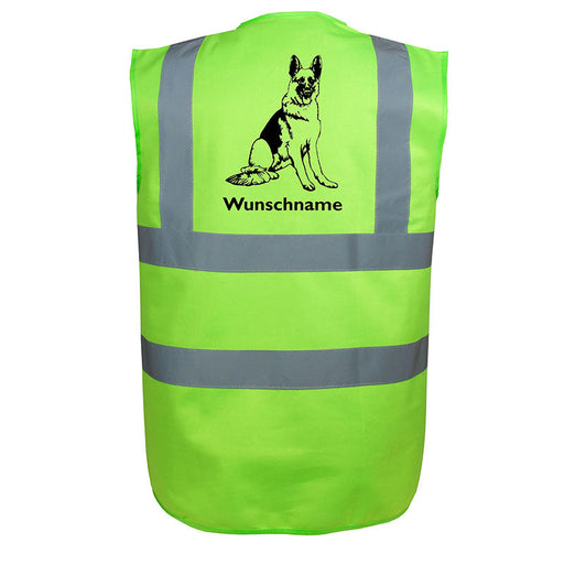 Deutscher Schäferhund 5 - Hundesport Warnweste Sicherheitsweste mit Hundemotiv-Tierisch-tolle Geschenke-Tierisch-tolle-Geschenke