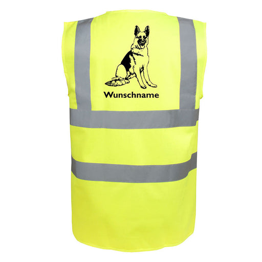 Deutscher Schäferhund 5 - Hundesport Warnweste Sicherheitsweste mit Hundemotiv-Tierisch-tolle Geschenke-Tierisch-tolle-Geschenke